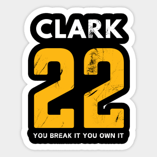 Caitlin Clark You Break It You Own It Sticker